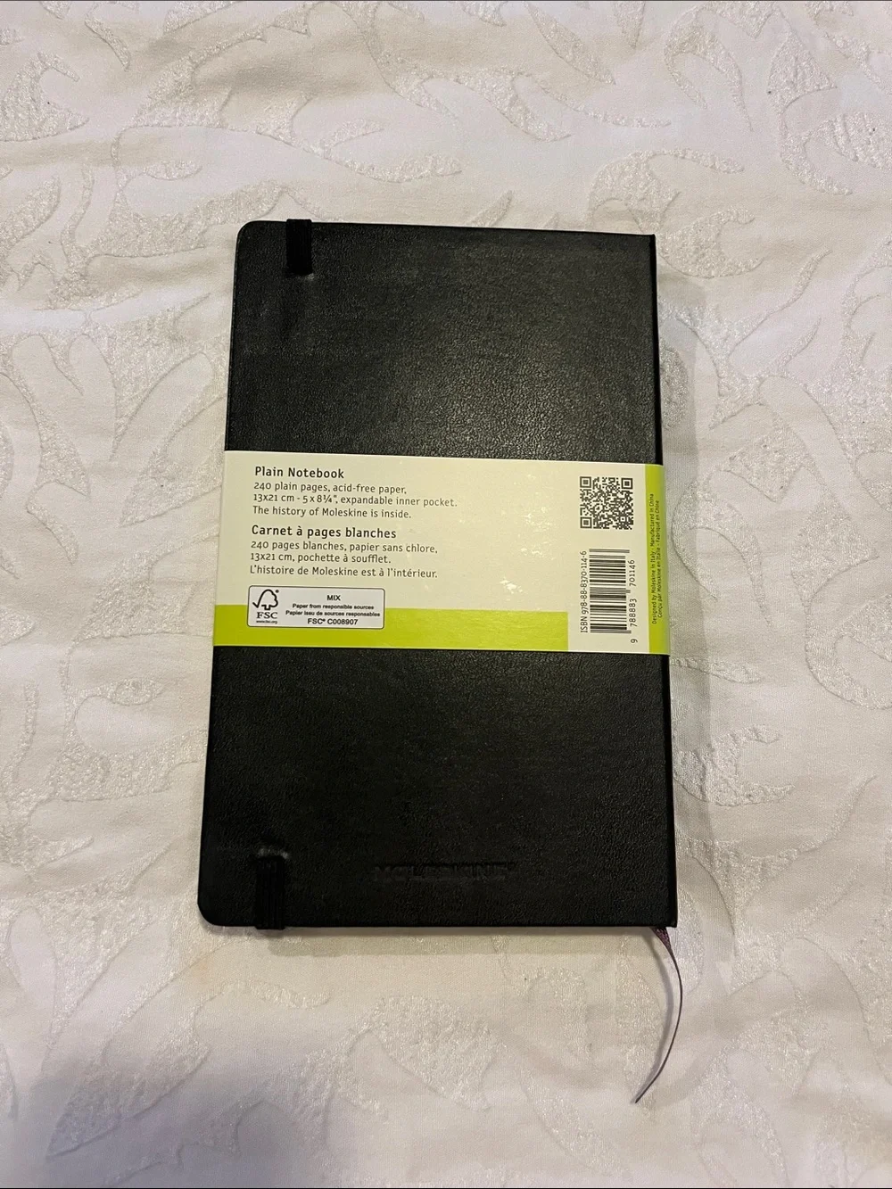 New! LOT of 3 Moleskine Classic Hard Cover Notebooks: Ruled, Plain, & Dotted
